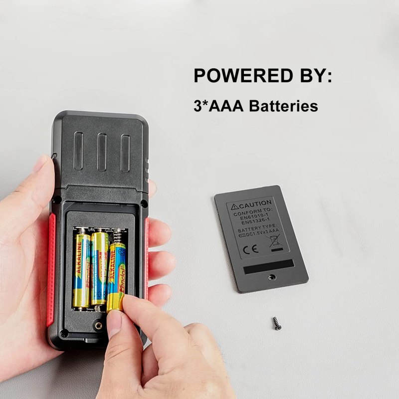 Gas Leak Detector, Natural Gas Detector with 3-Sensitivity Adjustable, Temperature & Humidity Measurement, Audible & Visual Alarm 8