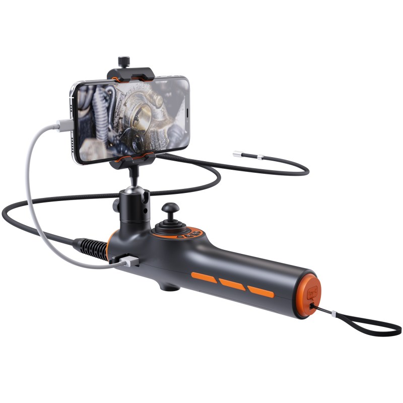 360° Articulating Borescope, Automotive Industrial Endoscope Inspection Camera combine with smart phones, Snake Cable (1m/3.28ft) 3