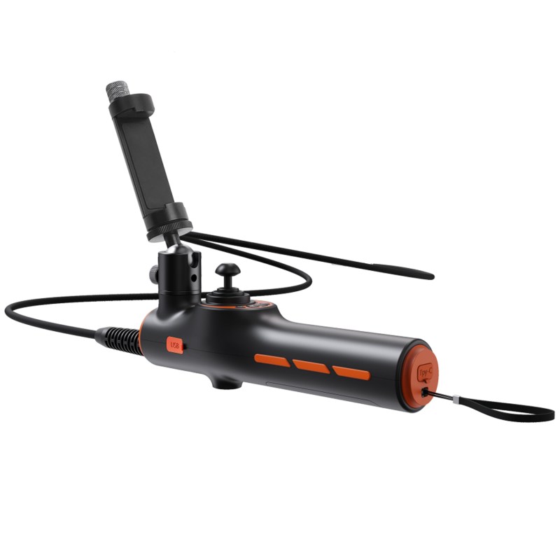 360° Articulating Borescope, Automotive Industrial Endoscope Inspection Camera combine with smart phones, Snake Cable (1m/3.28ft) 2