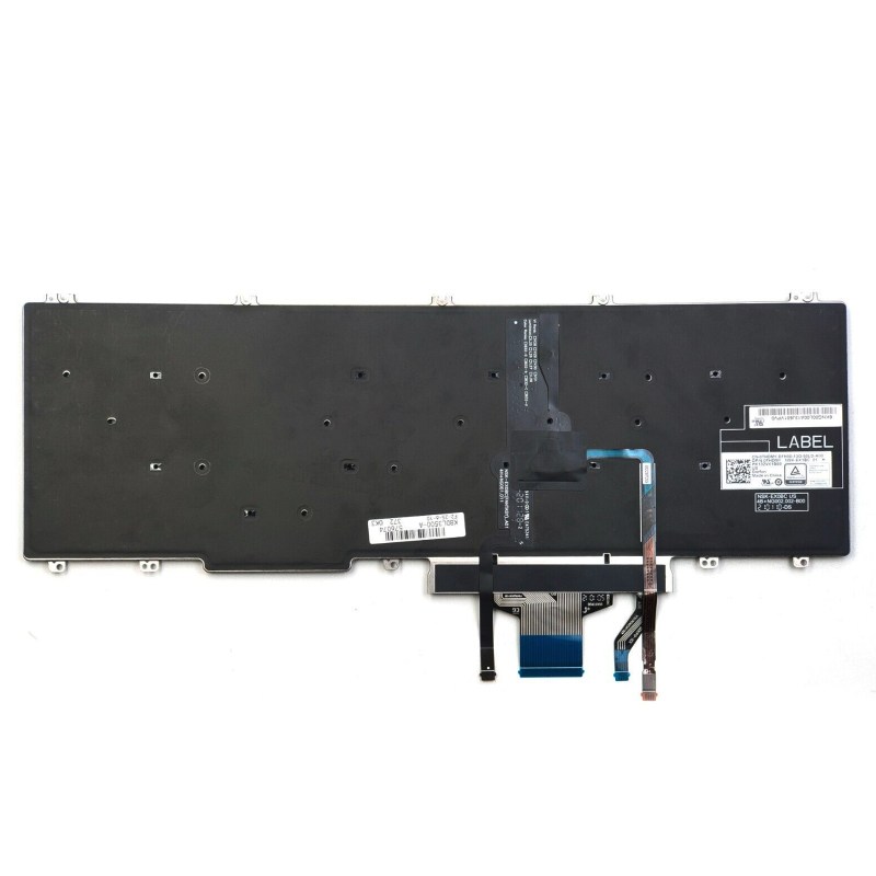 Replacement Keyboard for Dell Latitude 5500 5501 5510 5511 / Precision 3540 3541 3550 3551 Laptop No Frame 6