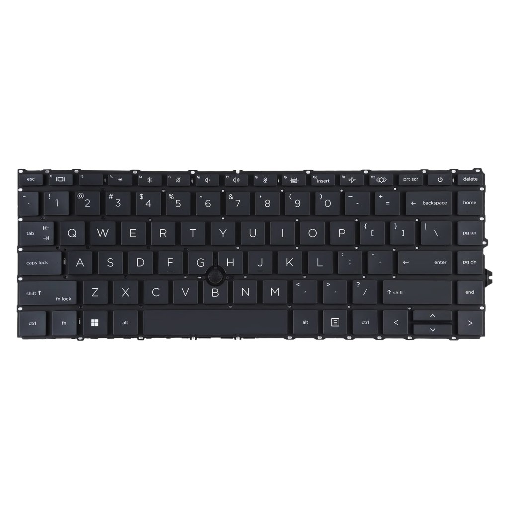 Replacement Keyboard for HP EliteBook 840 G7, 840 G8, 845 G7, 845 G8, 745 G7, 745 G8 Laptop / ZBook Firefly 14 G7 G8 Series Laptop With Pointer, No Frame 1