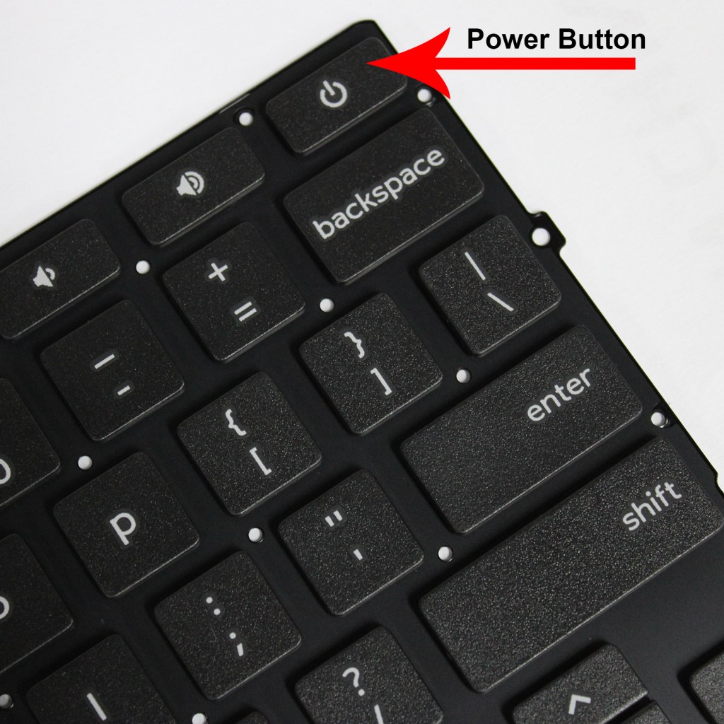 Replacement Keyboard for Dell Chromebook 3120 Laptop No Frame (Power Button) 4
