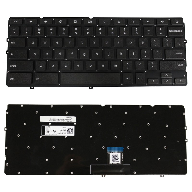 Replacement Keyboard for Dell Chromebook 3120 Laptop No Frame (Power Button) 1