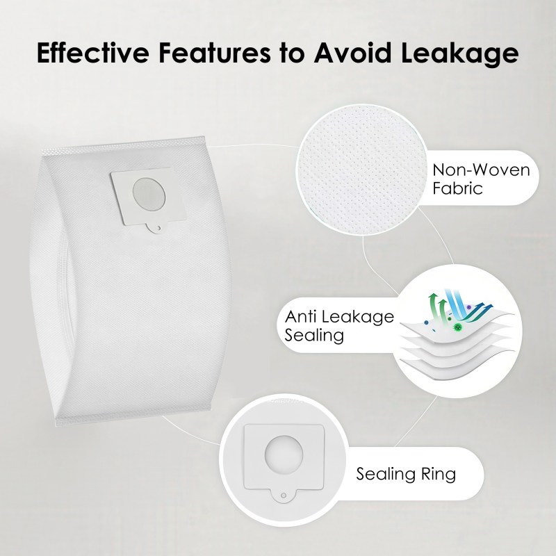 16 Pack 53292 Type Q/C HEPA Replacement Vacuum Bags for Kenmore Canister Vacuum 81214, 81414, 81714, 21814, BC2005, BC3005, 81615, BC7005 4
